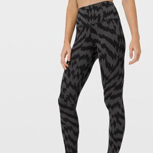 Lululemon Wunder Train High-Rise leggings with seasonal Heritage 365 Camo print